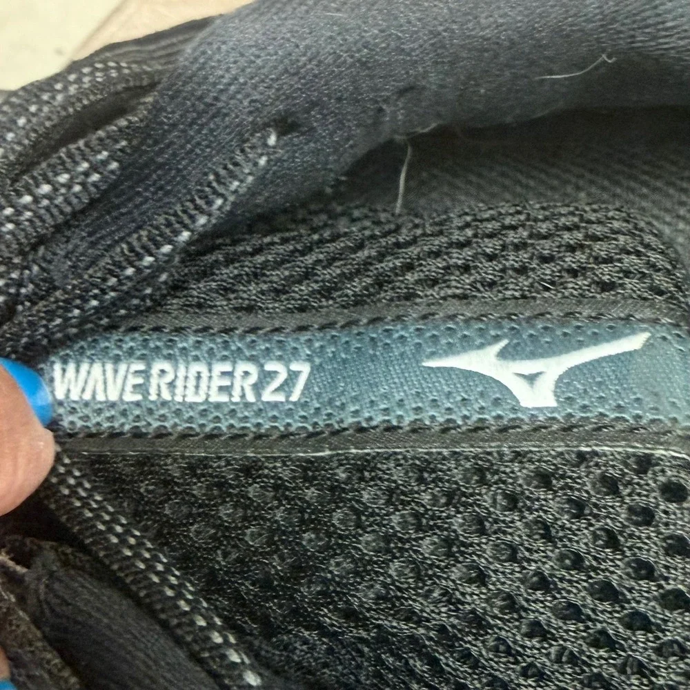 Mizuno Wave Rider 13 Men's  Dark Grey Sporty Activewear Fitness Running Sneakers
